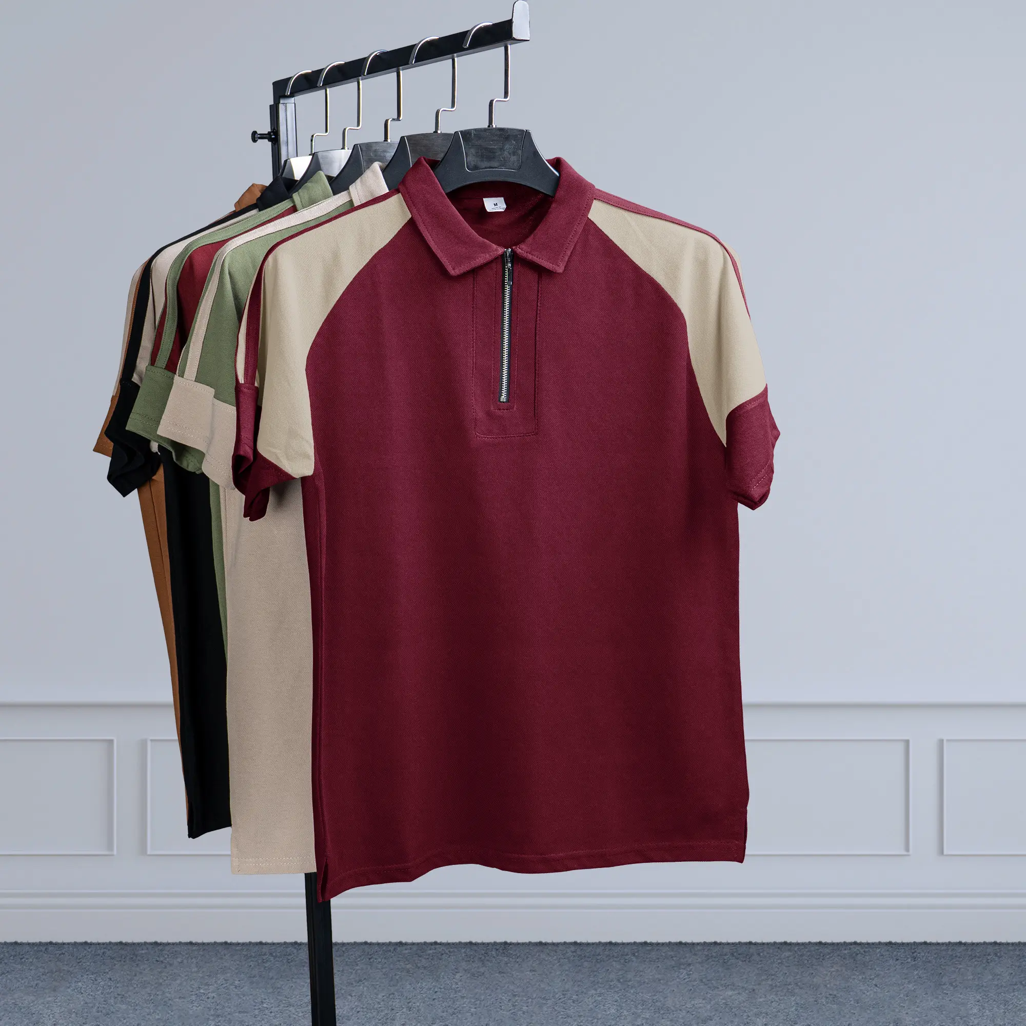 RAGLAN POLO MAROON - Image 6