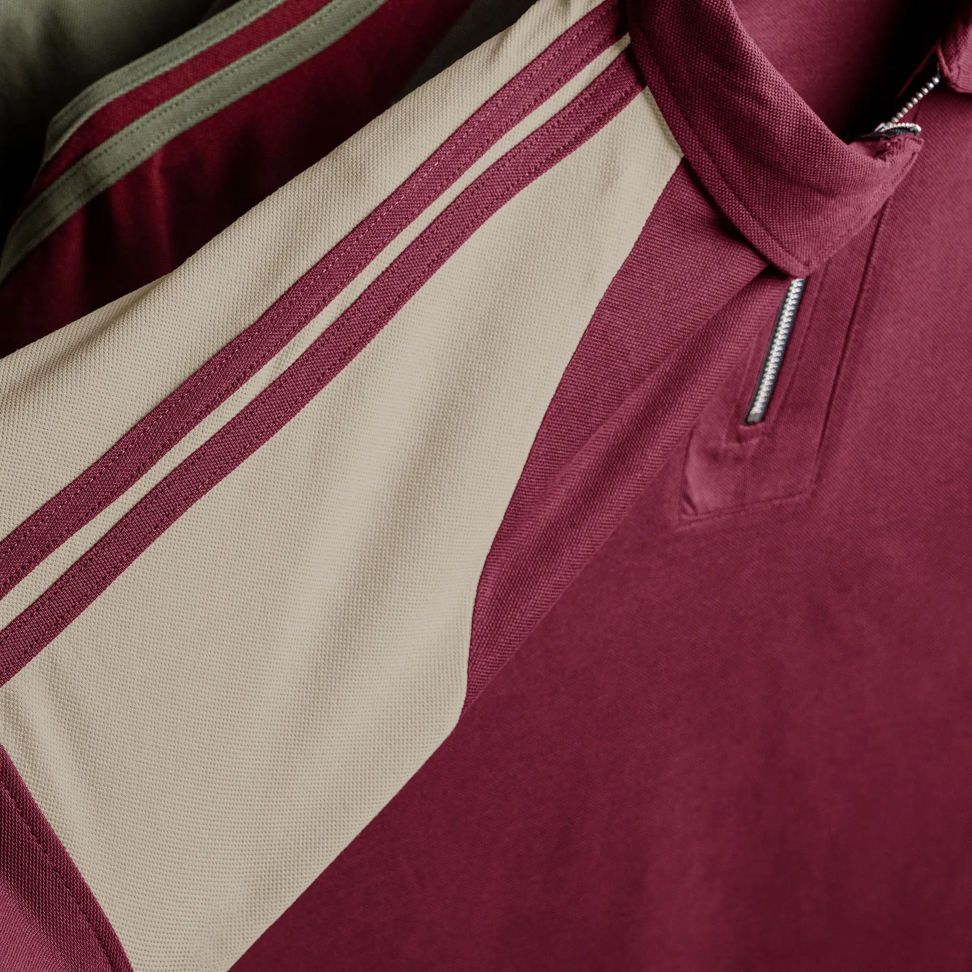 RAGLAN POLO MAROON - Image 4