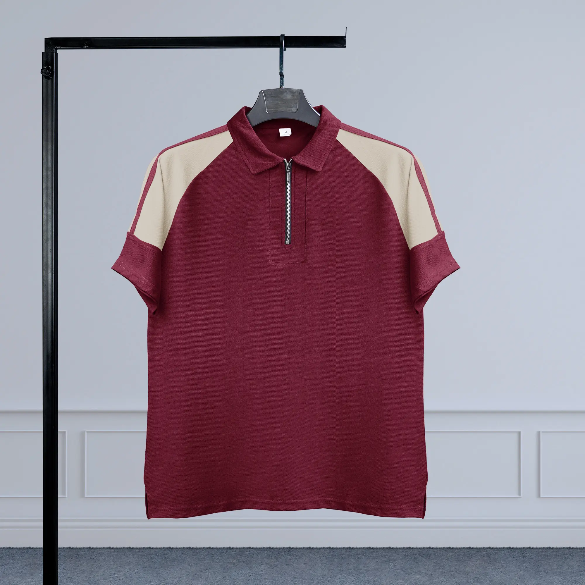 RAGLAN POLO MAROON - Image 2