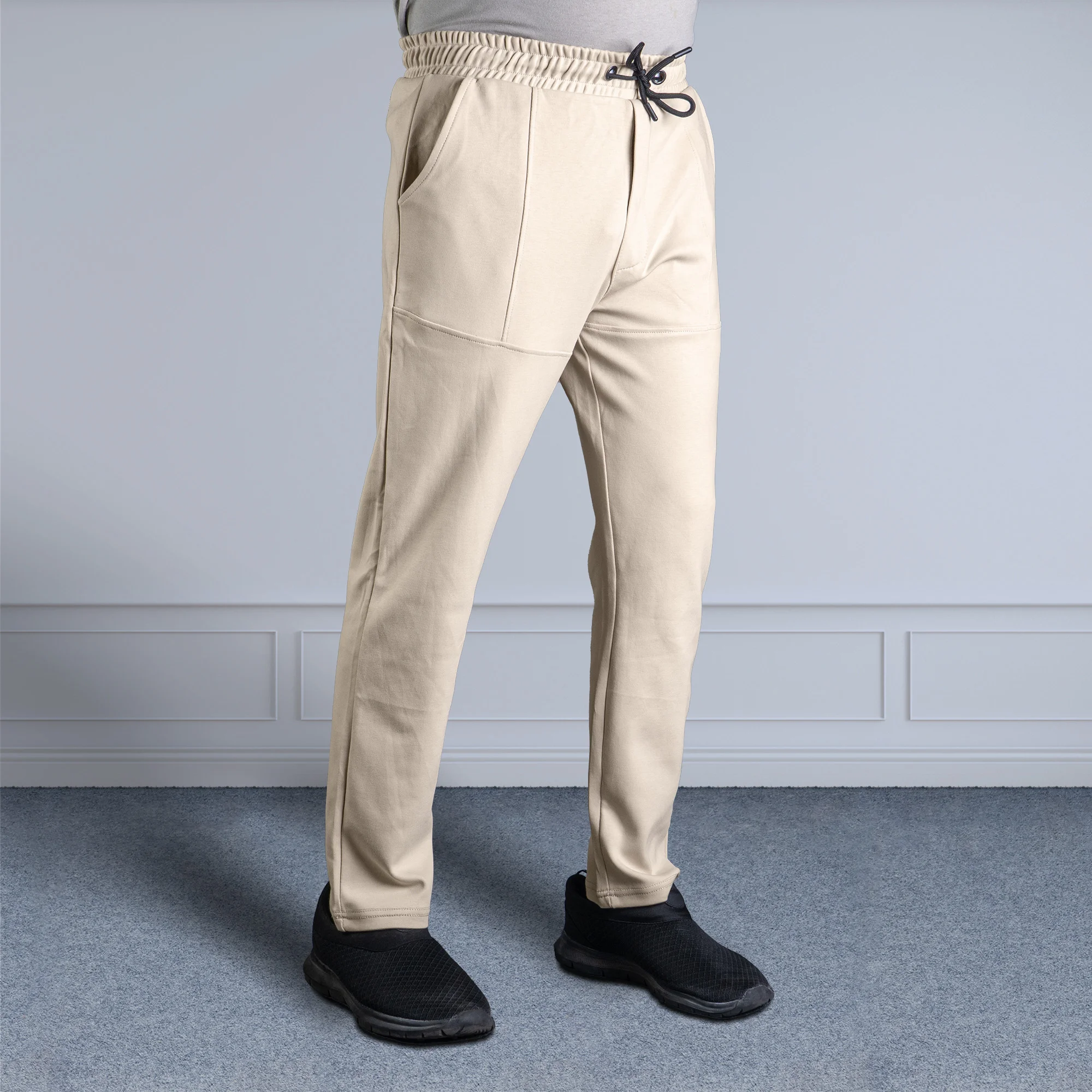 SLIM FIT TROUSER BEIGE - Image 5