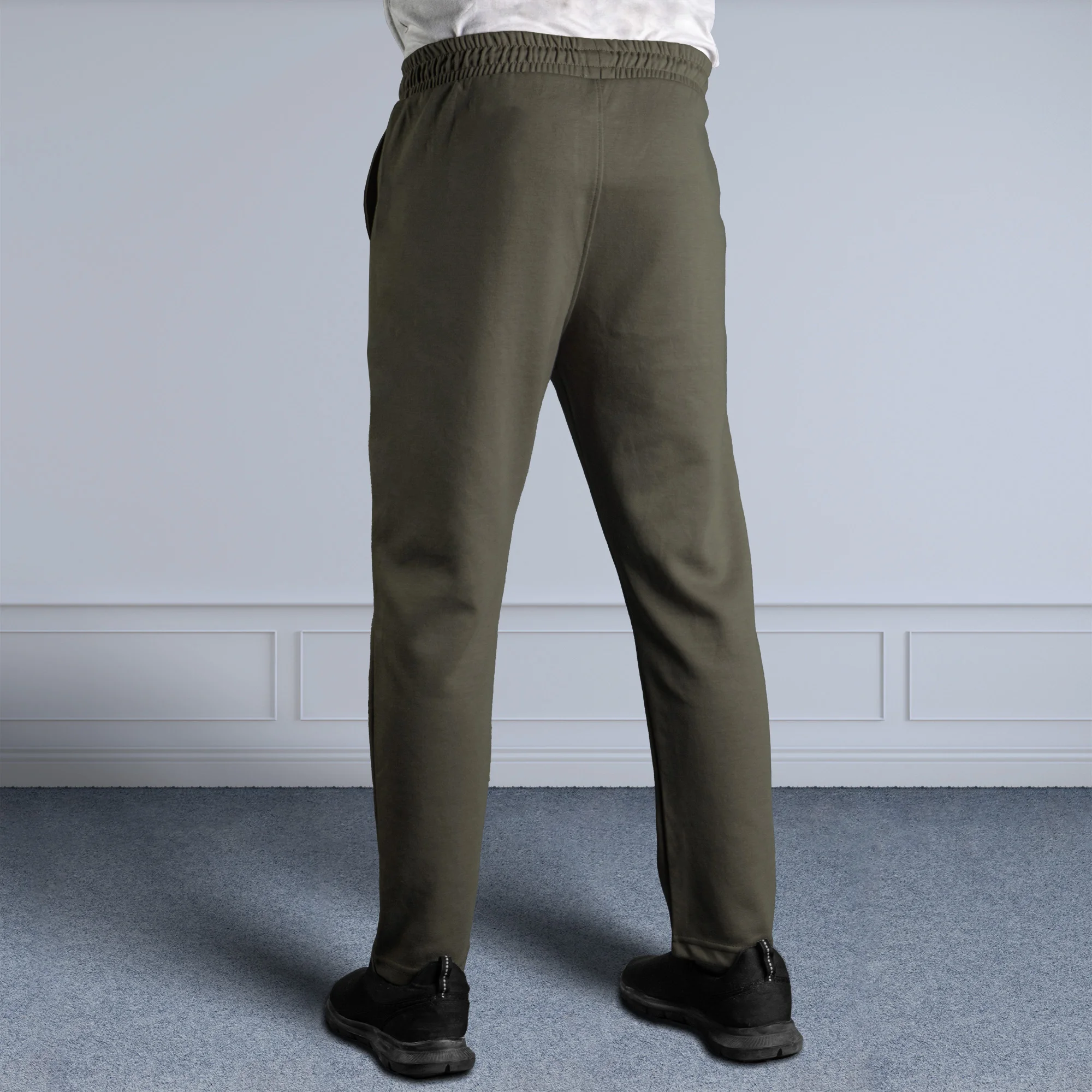 SLIM FIT TROUSER OLIVE - Image 4