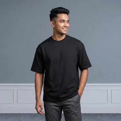 PATTERN CUT DROP BLACK