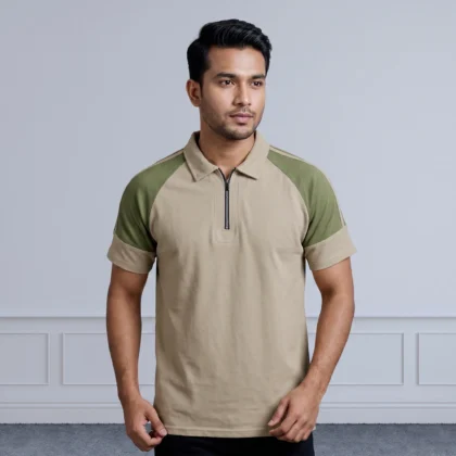 RAGLAN POLO BEIGE