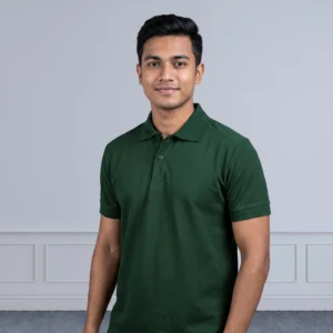 SHARP CUT POLO BOTTLE GREEN