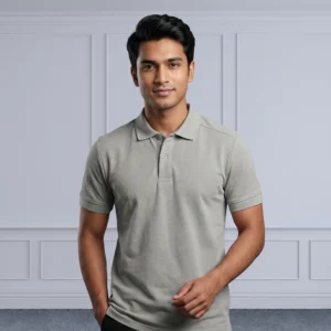 SHARP CUT POLO SILVER